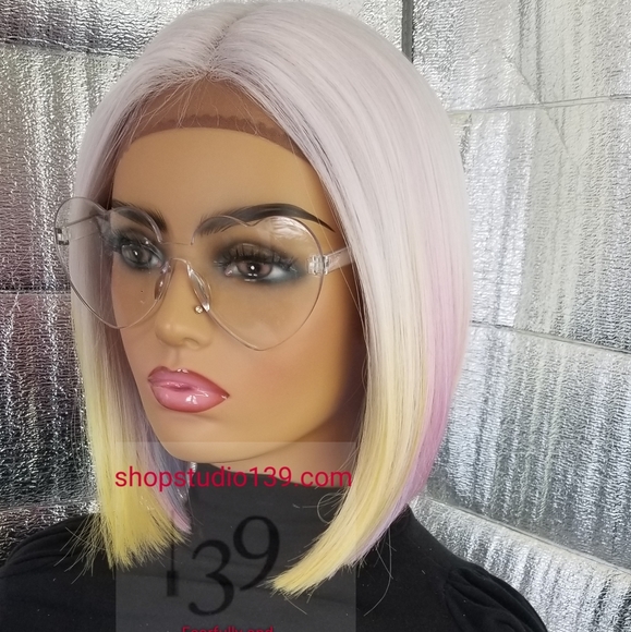 Human hair peekaboo Lace Front wig - Picture 4 of 5